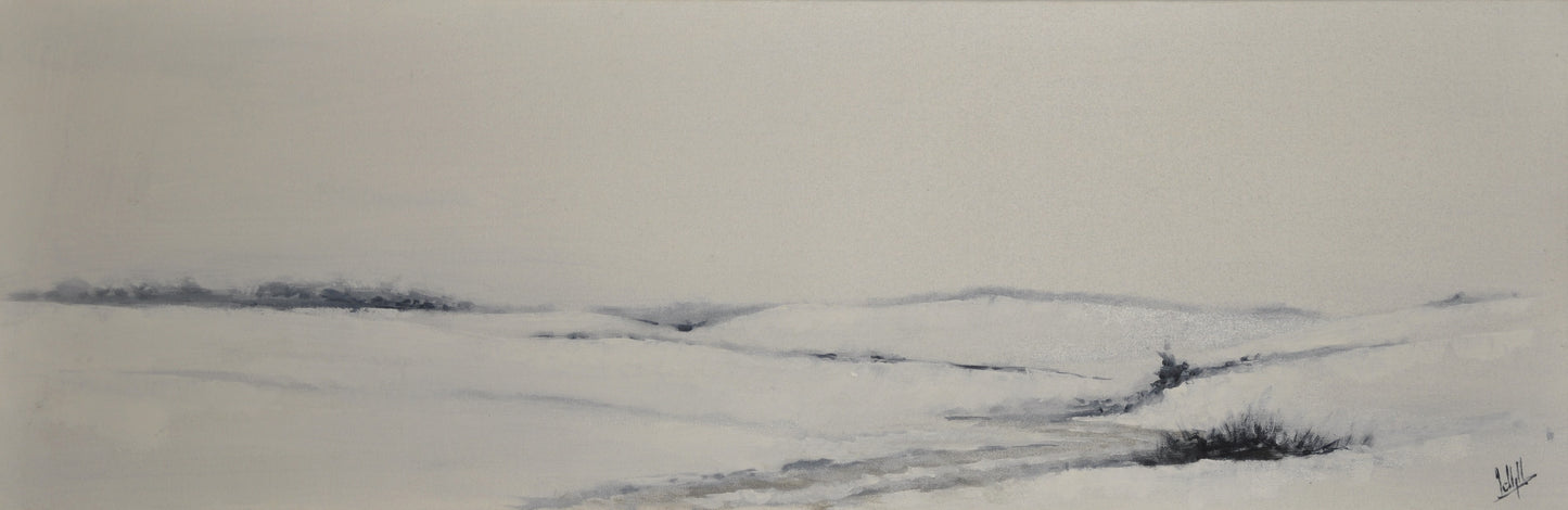 Chemin sous la neige