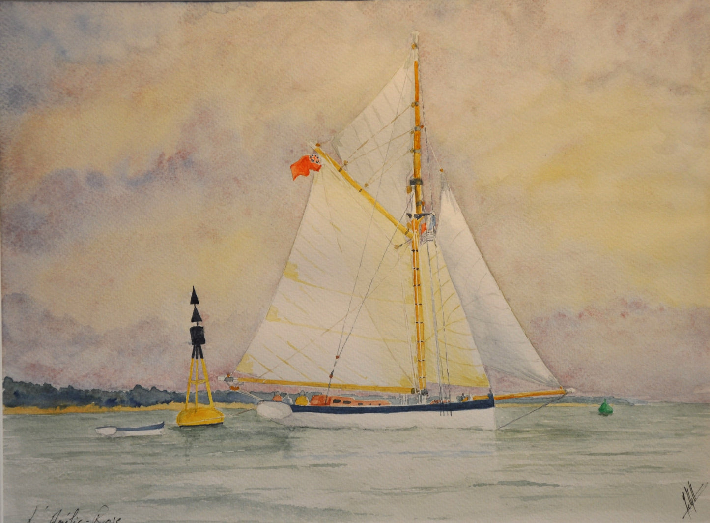 1- l'Amélie-Rose au petit matin